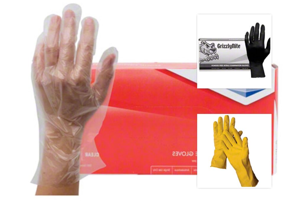 Safety, eye protection, hearing protection, gloves, disposable gloves, footwear, protection